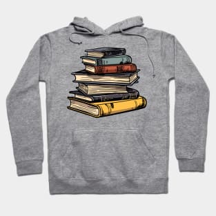 Book Pile Hoodie